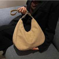 Luxury Designer Autumn And Winter Retro Womens Large-capacity Bag 2022 New Bag Female Large Bag Suede Shoulder Bag Bucket Bag