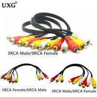 3 Rca 3rca Audio Video Cable Audio Video Splitter Rca Cable - 3rca Audio Tv Dvd - Aliexpress