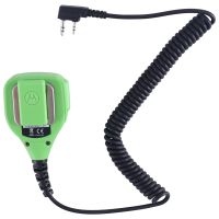 1 Piece Green Hand Microphone Suitable for Baofeng UV5R UV82 Suitable for Kenwood 3207 3107