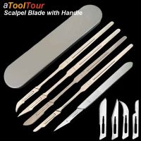 【YF】 Scalpel Blades Handle Thick Carbon Carving Metal Office Surgical Stationery Cutter Number 10 12 15