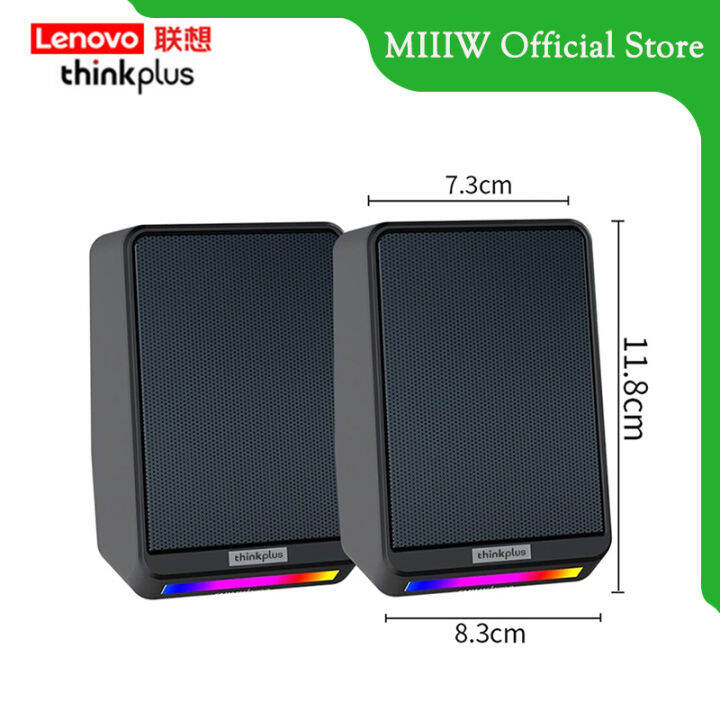 lenovo-thinkplus-ts38-ลำโพงสำหรับคอมพิวเตอร์-พร้อมไฟ-led-rgb-มีสีสัน-ลำโพงพกพา-เสียงสเตอริโอ-3d-ที่มีเสียงใหญ่และเบสหนัก-มินิสเตอริโอ