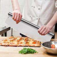 ที่ตัดขนม  มีดตัดอเนกประสงค์ ที่ตัดพิซซ่าขนาดใหญ่สแตนเลส 430 (Pizza Knife) พร้อมฝาครอบ ยาว 14 นิ้ว