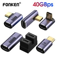 [HOT TALQQQWWEGE 583] FONKEN USB4.0 40Gbps Type C OTG Adapter 8K 100W USB C ถึง Type C Fast Charging Converter USB C Data Adapter สำหรับ Macbook Samsung