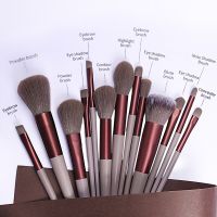 13pcs Makeup Brushes Cosmetic Full Set 3 Colors Soft Hair Female Make Up Tools Foundation Brush Eyeshadow Complete Kit