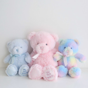 25 36cm Soft Colorful Stuffed Teddy Bear Plush Toys with Bows Fluffy