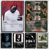 2023 ☑ Kendrick Lamar Playboi Carti Hip Hop Singer Star Music Album Posters For Living Room Home Art Wall Decor Canvas Print Pictures