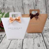 ▲▫✟ Portable Kraft Paper Hot Stamping Wedding Favor Gift Boxes Chocolate Candy Gift Bag Birthday Party Decoration Thank you.