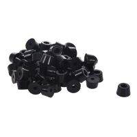 60 Pcs Universal TapeRed Black Rubber Feet Bumper Pad Washer 15mmx10mm