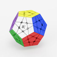 Toptoy Dayan ลูกบาศก์มายากลแกะสลักสติกเกอร์ Dodecahedron ลูกบาศก์ความเร็วห้าเหลี่ยม3X3ของเล่นพัฒนาสมองของเล่นเกมปริศนา