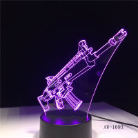 3D-4972 Novelty 3D Lighting Ikonik Model 3D illusion Lamp AA Batteries USB Available Battle Royale Decoration Night Lights