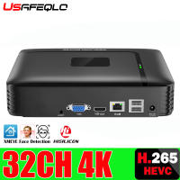 H.265 Max 4K Output CC NVR 10CH 16CH 4K 9CH 32CH 4K Security Video Recorder H.265 Motion Detect P2P CC NVR Face Detection