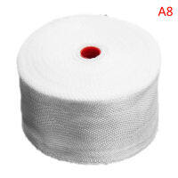 JOJO 1 Roll White Fiberglass Cloth Tape High-strength Glass Fiber Fibrous Belt Resist