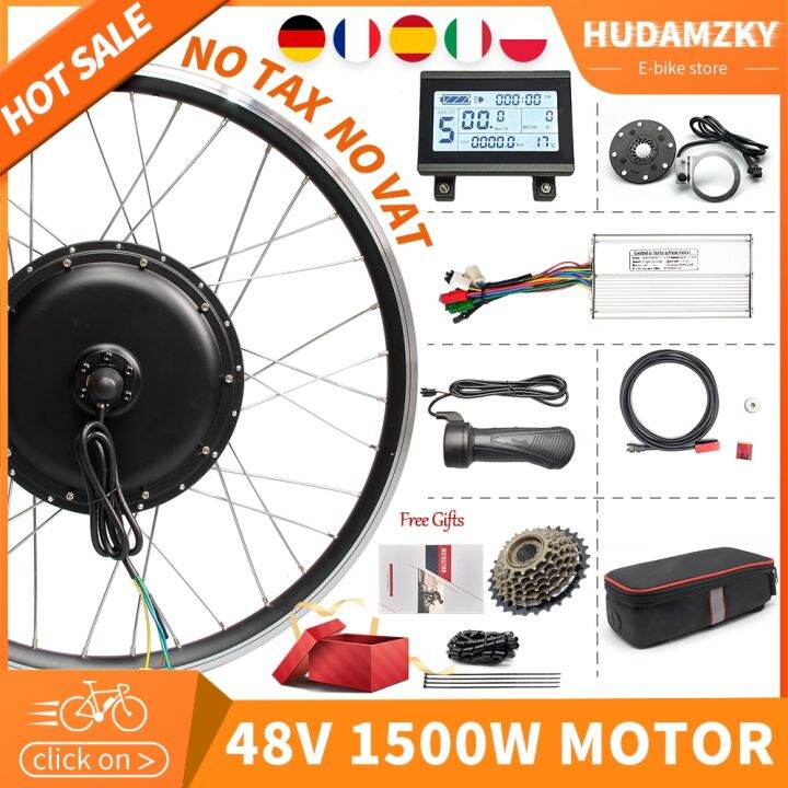 Ebike Conversion Kit 48V 1500W 20''26''28''29''700C EBike Rear Hub
