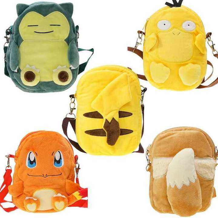 pikachu plush backpack