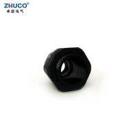 ‘；【=- ZHUCO 10Pcs PG16 Black Plastic Waterproof Nylon Cable Gland Cover Cord Protector For 10-14Mm Home/Garden/Outdoor Lighting Wire