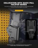 ；’；‘、。 Kydex  Holster Platform Tactical Low-Wide Holster Long Adapter Base For Hunting Paintball