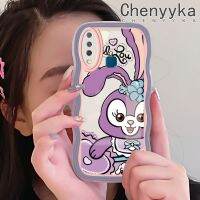 เคส Chenyyyka สำหรับ VIVO Y12 Y17 Y15 Y3s Y3 Y12i การ์ตูนน่ารัก StellaLou แฟชั่นคลื่นขอบเคสโทรศัพท์แบบใสที่มีสีสันเปลือกป้องกันเลนส์กล้องเคสนิ่มโปร่งใสกันกระแทกซิลิโคน