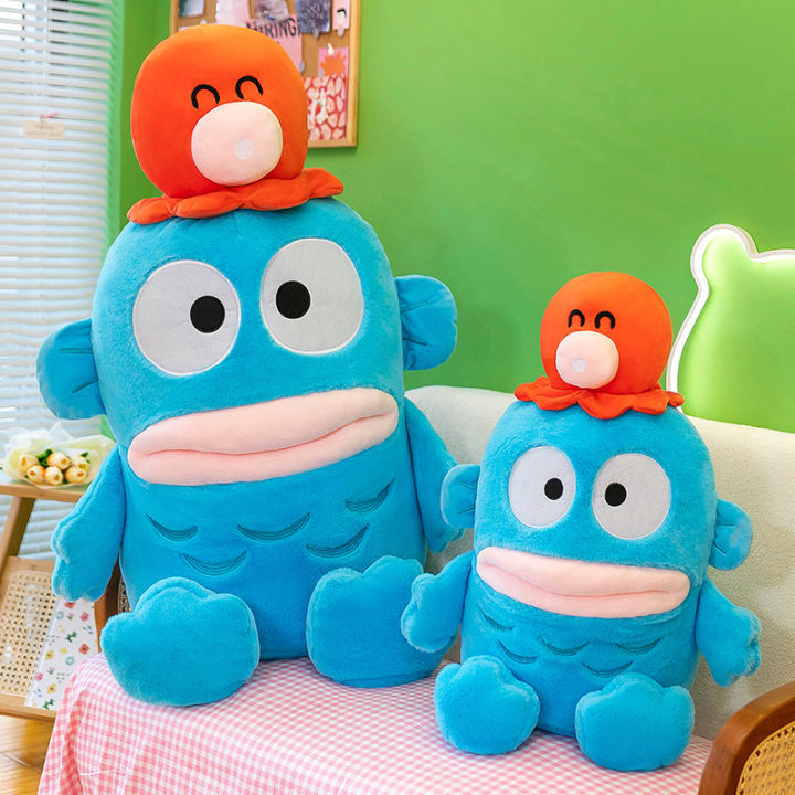 65cm-sanrio-hangyodon-plush-dolls-gift-for-girls-throw-pillow-home-decor-cushion-octopus-stuffed-toys-for-kids
