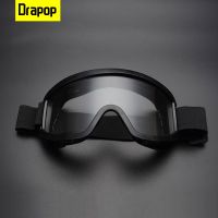 Motorcycle Goggles Windshield Sand Fog Ski Goggles Outdoor Windproof Dustproof Glasses For Motorcycle Riding Helmet Glasses