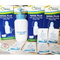Bình rửa mũi Nasal Plus tặng kèm 06 gói muối dùng cho cả người lớn và trẻ thumbnail