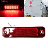 Apktnka โคมไฟ Led ติดสูงรูปตัวเอสอัพเกรดไฟรถยนต์ไฟเบรคไฟท้ายเหมาะสำหรับรถ Ford Transit 2006 2014 5128002 1418383