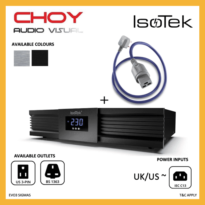 IsoTek Evo3 Sigmas Power Conditioner + Isotek Evo3 Premier C19 Power