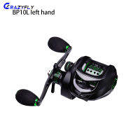 Crazyfly 7.2:1 Baitcasting Reel ทองแดงแบบพกพาแยกออกจากกันได้10เกียร์รอกม้วนตกปลารอกม้วนทั่วไปสำหรับปลาดุก CF-MY