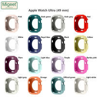 Migeet อุปกรณ์เสริมกรอบสมาร์ทวอท์ชเคสสำหรับ Apple Watch อัลตร้า49มม.,เคสกรอบกันกระแทก TPU สำหรับ I Watch Ultra 49มม.