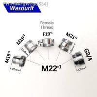 WASOURLF Outer Adapter M22 Male Thread Transfer M16 M19 M21 Female Connector Bathroom Kitchen Brass Chrome Faucet Accessories