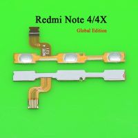 Yuxi 1ชิ้นสวิทช์ไฟเปิดปิด/ปุ่มปรับระดับเสียงสายอ่อนสำหรับ Xiaomi Redmi 3 3S 4X4 Pro 4a 5 Plus 5a 6 6a S2 Note 2 3 4 4x5 5a