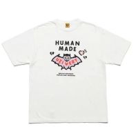 ✨ Ready Stock ✨✨ Mens and Womens T-shirts Humanade New Loose 250g Printed Bamboo Joint Cotton Casual Short Sleeve Round Neck T-shirt