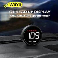 Wiyii เครื่องวัดความเร็วในรถ G1แบบดิจิตอลจอแสดงผลบนคอมพิวเตอร์บอร์ดด้วย GPS,OBD2 HUD สำหรับรถยนต์ทุกคัน