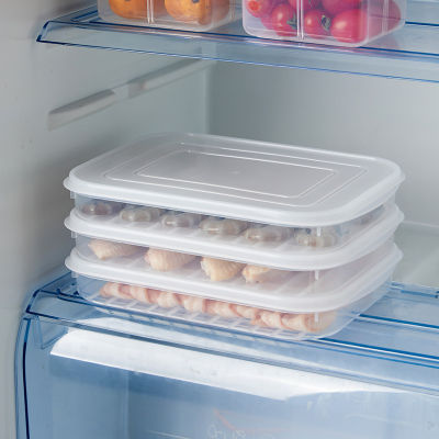 Tomor Life Stackable ตู้เย็นโปร่งใสอาหารทะเลแช่แข็งอาหารสดเก็บกล่อง PE Soft Cover
