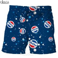 New Drinks Pepsi Cola 3D Print Man Woman Harajuku Shorts