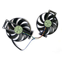 2PCS FDC10H12S9-C T129215SU 6PIN RTX 2060 SUPER GPU Fan For ASUS GTX 1660 1660Ti DUAL EVO OC RTX2070 Graphics Card Cooler Fans