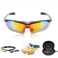 Cycling Glasses Bike Outdoor Sports Bicycle Sunglasses Goggles 5 Groups of Lenses Eyewear Myopia Frame