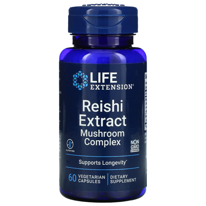Life Extension, Reishi Extract Mushroom Complex, 60 Vegetarian Capsules Lazada PH