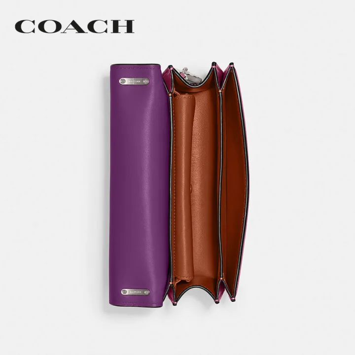 coach-กระเป๋าสะพายไหล่ผู้หญิงรุ่น-bandit-shoulder-bag-สีม่วง-cc416-lhdel