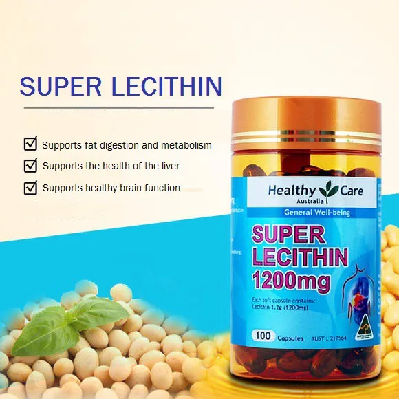 Healthy Care Super Lecithin 1200mg 100 Capsules Lazada PH