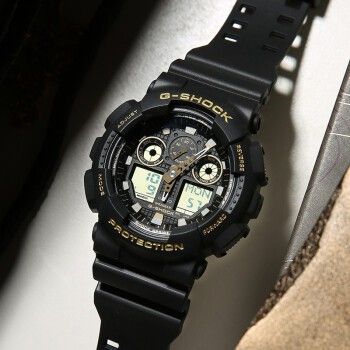 casio-g-shockนาฬิกาข้อมือผู้ชายสายเรซิ่น-รุ่น-ga-100gbx-1a9-สีดำ