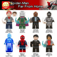 Liangdao Peter Parker สไปเดอร์แมน MJ ลึกลับมนุษย์น้ำบล็อกตัวต่อ Kids Toys WM6062【low price】