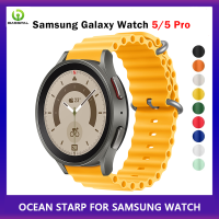 BassPal สายซิลิโคนลายมหาสมุทรสำหรับ Samsung Galaxy Watch 20Mm 22Mm 4/5 44Mm 40Mm/5 Pro 45Mm Galaxy 4 Classic 42Mm 46Mm