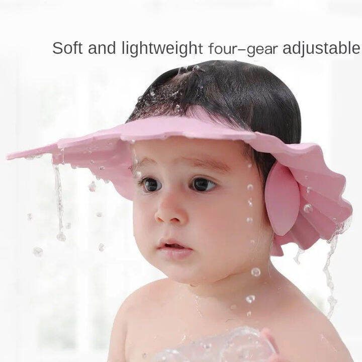 Adjustable baby shampoo cap / child shampoo cap / baby shower cap Wash