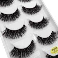 5 Pairs 3D Mink Lashes Dramatic False Eyelashes natural False Lashes 3D Lashes Mink Faux Cils Cilios Fluffy Fake Eyelashes