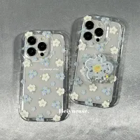 For Realme 10 Pro Plus 9 9i 8i 8 Pro 7i 6 5 C53 C55 C35 C33 C31 C30S C21Y C11 Quicksand Flower Grip Tok Holder Soft Phone Case Phone Cases