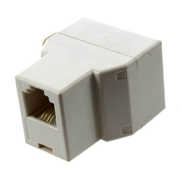 RJ11 4 Pins Female 1 to 2 Telephone Splitter Connector Adapter | Lazada PH