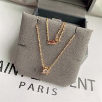 DV  France Brilliant Moissanite Womens Diamond Chain 925 Sterling Silver Necklace Engagement Jewelry France Fashion Chain Necklaces