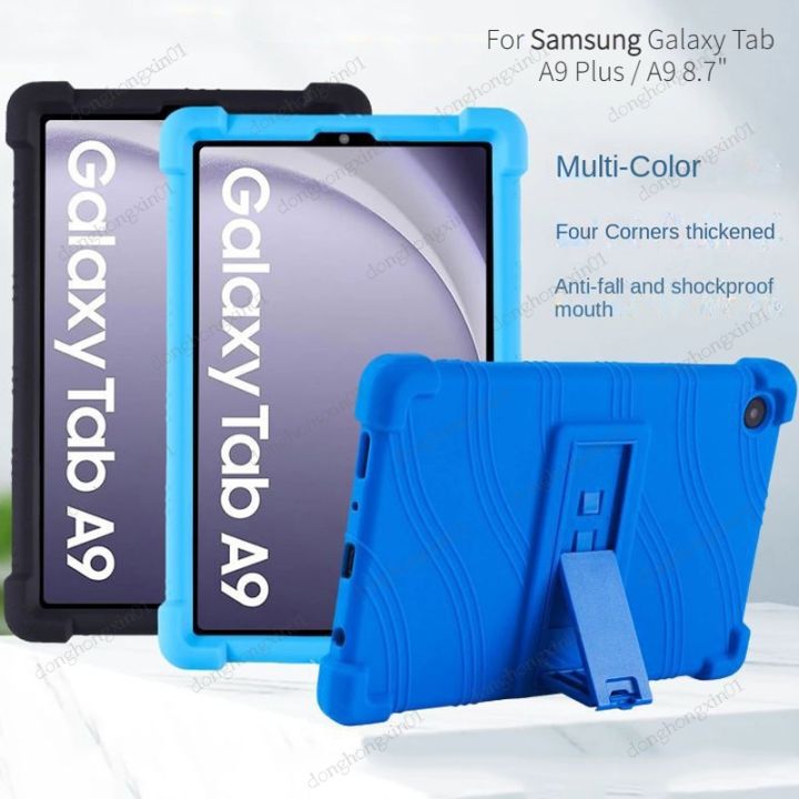 4 Thicken Cornors Soft Silicone Cover For Samsung Galaxy Tab A9 Plus 11 ...