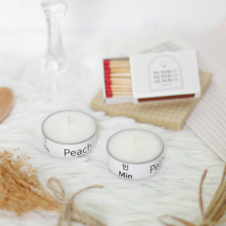 พร้อมส่ง-เทียนtealight-เทียนทีไลท์-เทียนหอมที่ระลึก-เทียนหอมจิ๋ว-เทียนหอมไขถั่วเหลือง-soy-wax-candle-100-minimal-สไตล์เกาหลี-ออร์แกนิค-ธรรมชาติ