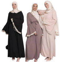 Ramadan ชุดมุสลิม khimar Hijab abaya ผู้หญิงดูไบ Kaftan มุสลิมชุด Robe jilbab 2XL multilingualism